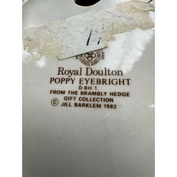Vintage 1982 Royal Doulton Porcelain Bride Poppy Eyebright...